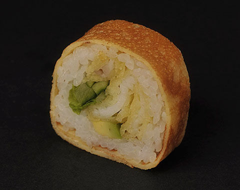 FUTOMAK Z DORADĄ W TEMPURZE W OMLECIE